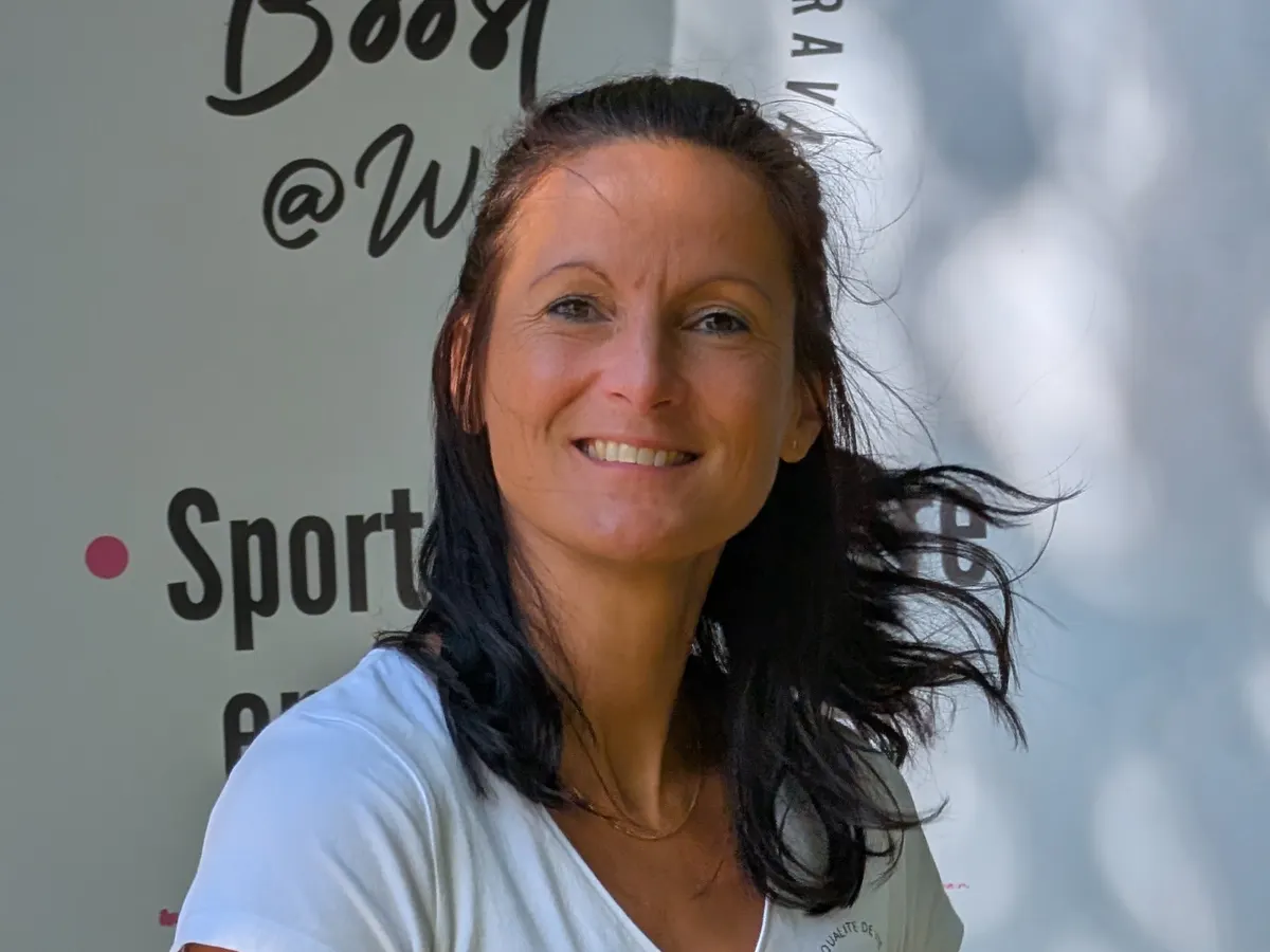 Aurélie Meunier fondatrice Boost@Work - Éducatrice sportive CQP ALS praticienne shiatsu expert QVCT